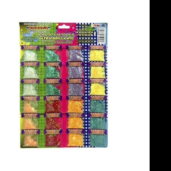 DIAMANTINA EN FIG. CARTON C24 BOLSAS 2.3G PASCUA SURT.